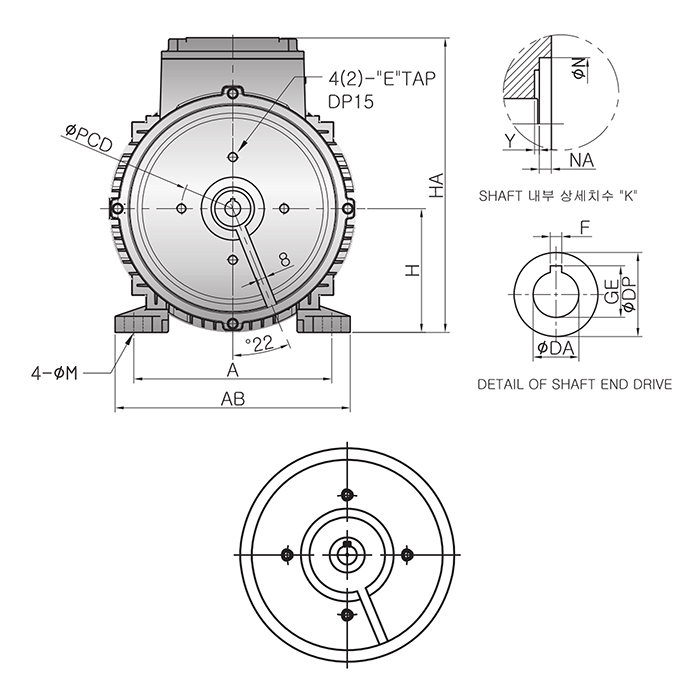 高性能モータ 油圧誘導電動機 · 単相誘導電動機 A type IK ELECTRIC