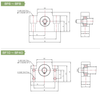 BF シリーズ ボールねじサポートユニット 一般荷重用 支持側 角型 BF10 SUNG-IL