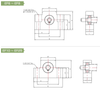 EF シリーズ ボールねじサポートユニット 一般荷重用 支持側 角型 EF12 SUNG-IL